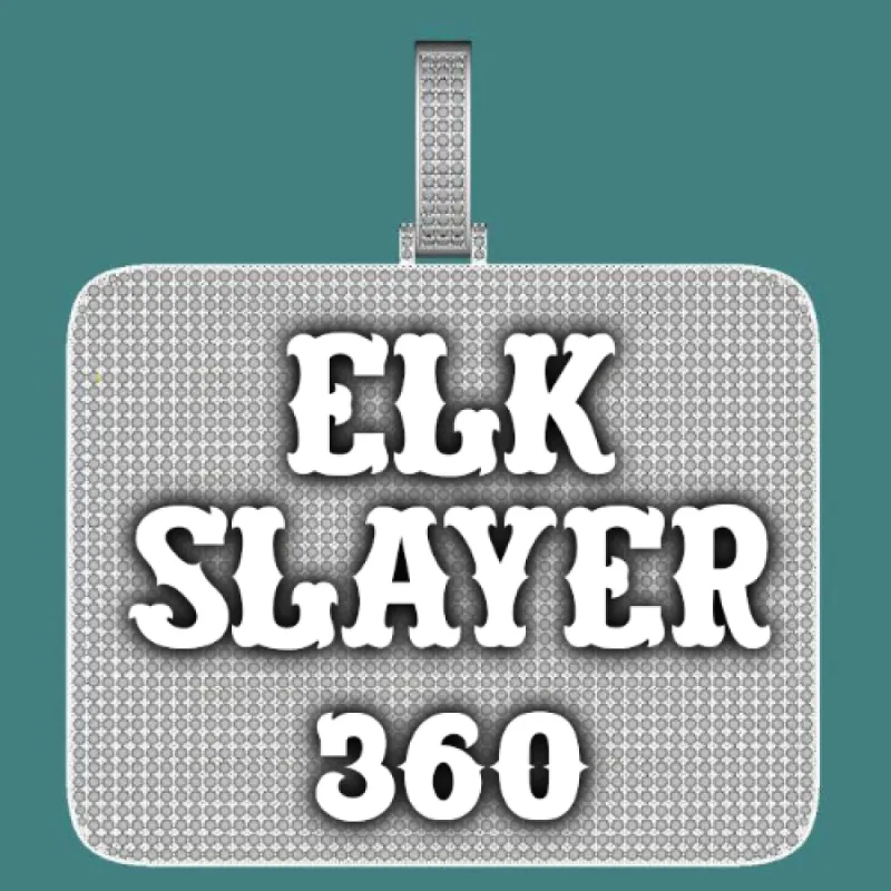 CUSTOM LETTER NECKLACE 3D BIG SQUARE sold by The GUU Shop