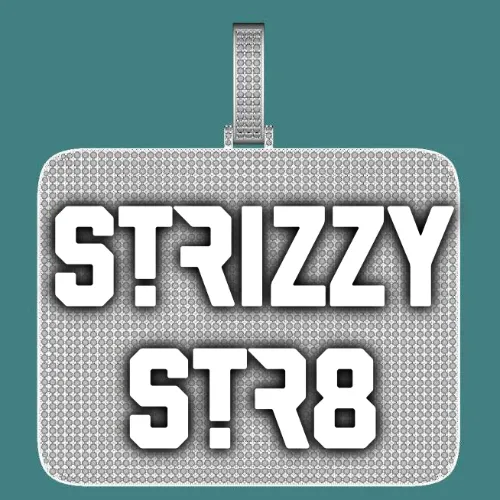 CUSTOM LETTER NECKLACE 3D BIG SQUARE sold by The GUU Shop