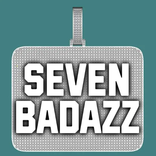 CUSTOM LETTER NECKLACE 3D BIG SQUARE sold by The GUU Shop