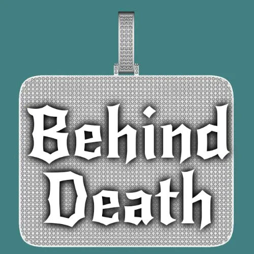 CUSTOM LETTER NECKLACE 3D BIG SQUARE sold by The GUU Shop