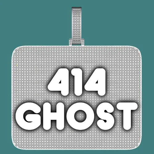 CUSTOM LETTER NECKLACE 3D BIG SQUARE sold by The GUU Shop