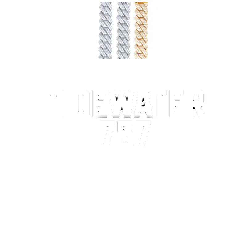 Custom Letters Baguette Two Layer Necklace made by The GUU Shop