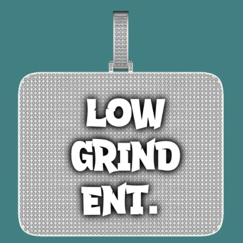 CUSTOM LETTER NECKLACE 3D BIG SQUARE sold by The GUU Shop