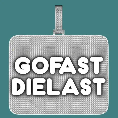 CUSTOM LETTER NECKLACE 3D BIG SQUARE sold by The GUU Shop