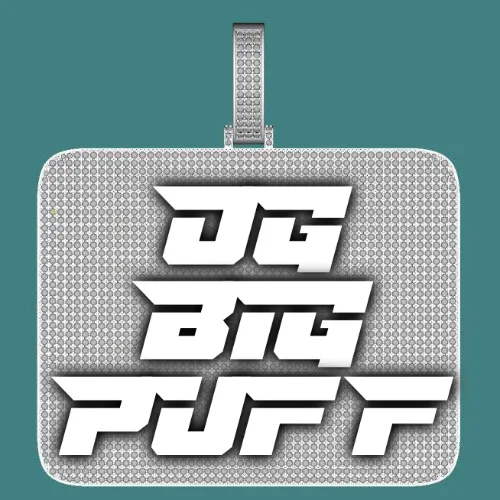 CUSTOM LETTER NECKLACE 3D BIG SQUARE sold by The GUU Shop