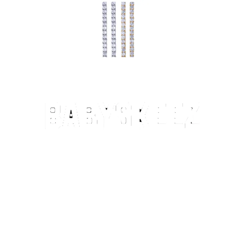 Custom Letters Baguette Two Layer Necklace sold by The GUU Shop