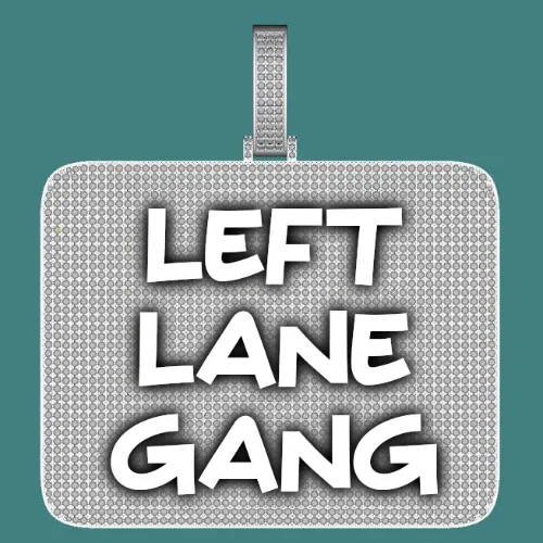 CUSTOM LETTER NECKLACE 3D BIG SQUARE sold by The GUU Shop