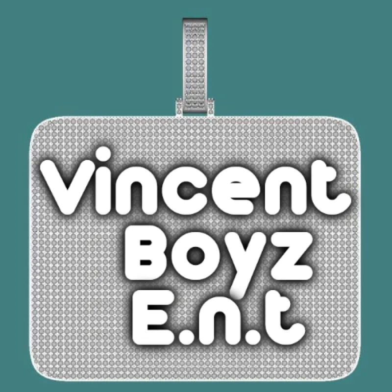 CUSTOM LETTER NECKLACE 3D BIG SQUARE sold by The GUU Shop