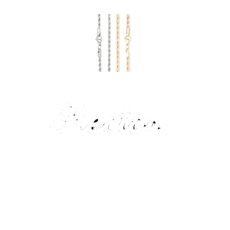 Script Custom Letter Necklace sold by The GUU Shop