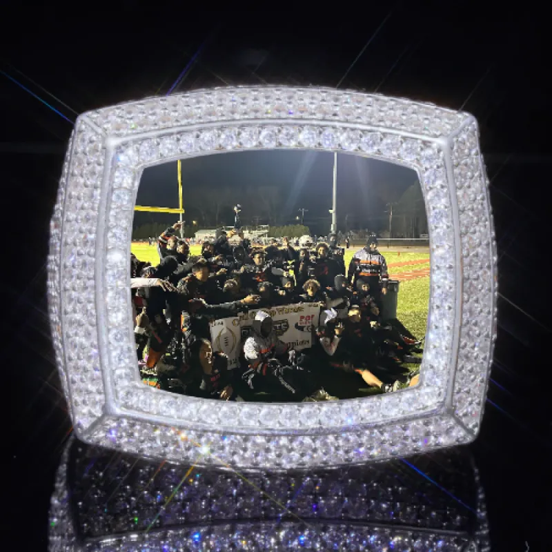 3D CUSTOM PICTURE ICED RING sold by The GUU Shop