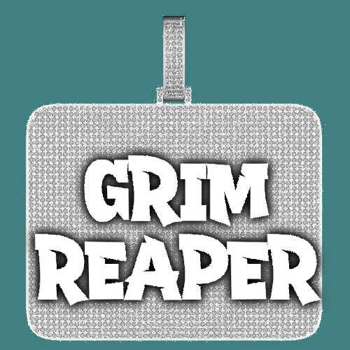 CUSTOM LETTER NECKLACE 3D BIG SQUARE sold by The GUU Shop