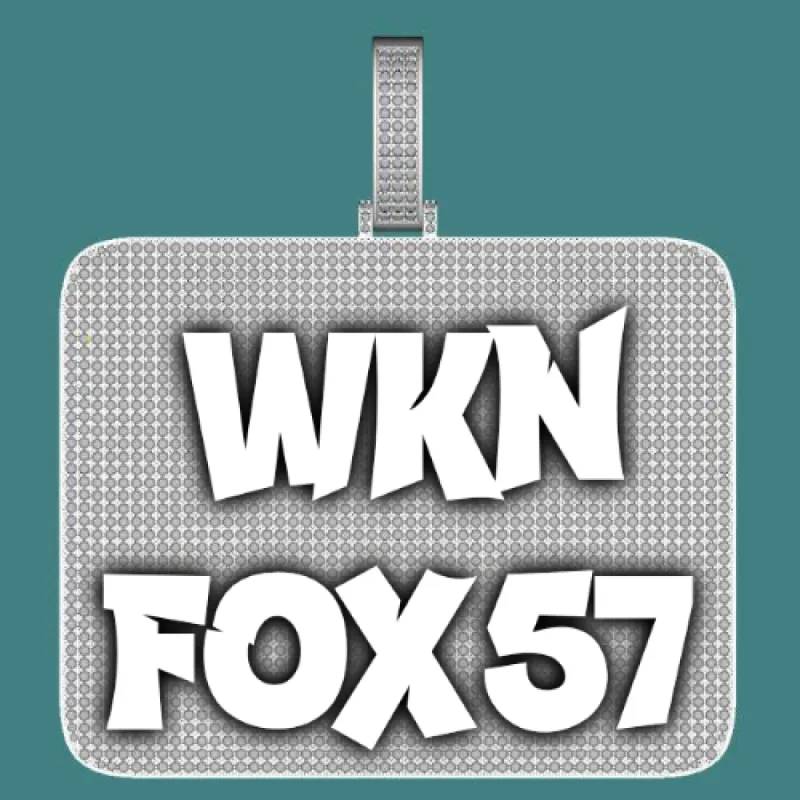 CUSTOM LETTER NECKLACE 3D BIG SQUARE sold by The GUU Shop