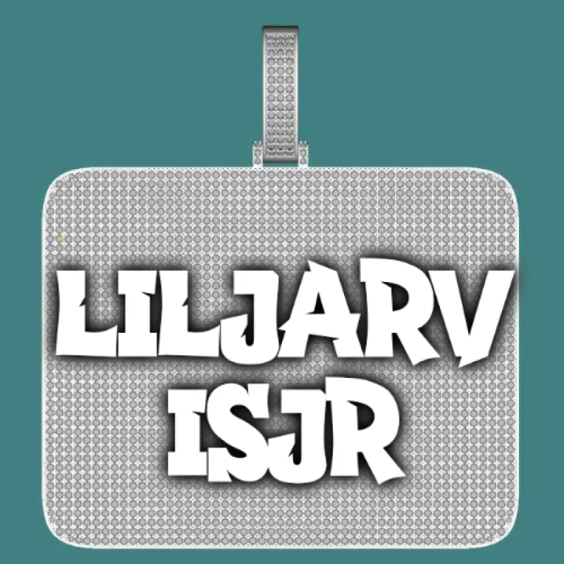 CUSTOM LETTER NECKLACE 3D BIG SQUARE sold by The GUU Shop