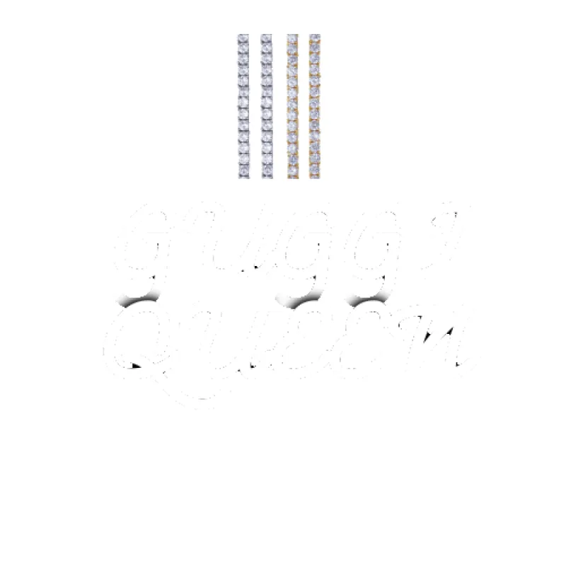 Script Custom Letter Necklace sold by The GUU Shop