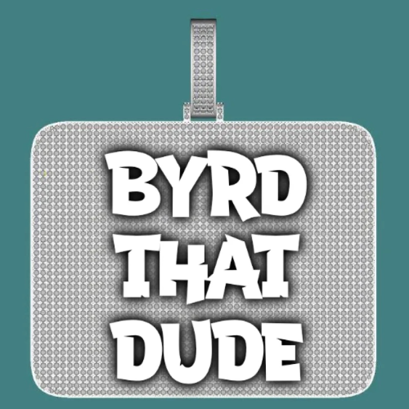 CUSTOM LETTER NECKLACE 3D BIG SQUARE sold by The GUU Shop