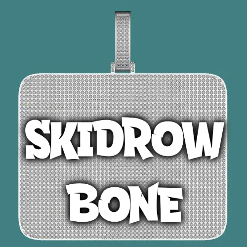 CUSTOM LETTER NECKLACE 3D BIG SQUARE sold by The GUU Shop