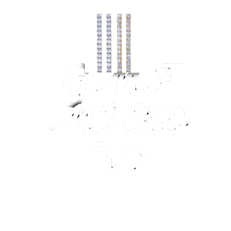 Script Custom Letter Necklace sold by The GUU Shop