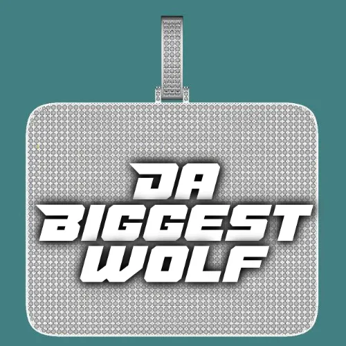 CUSTOM LETTER NECKLACE 3D BIG SQUARE sold by The GUU Shop