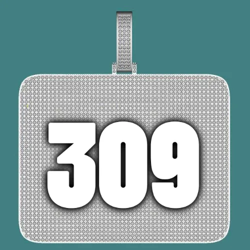 CUSTOM LETTER NECKLACE 3D BIG SQUARE sold by The GUU Shop