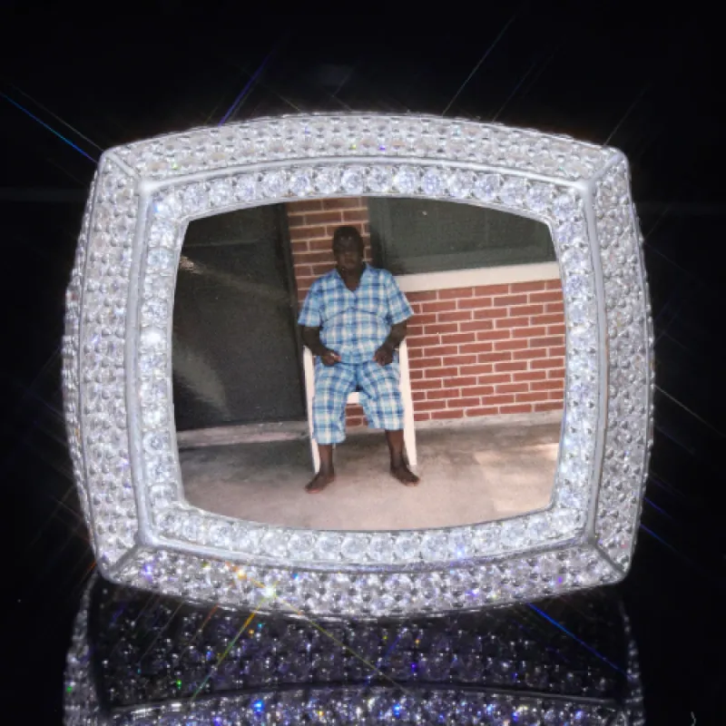 3D CUSTOM PICTURE ICED RING sold by The GUU Shop