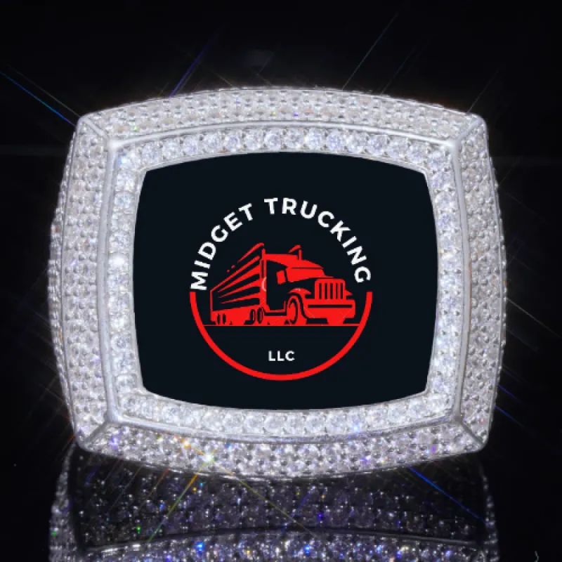 3D CUSTOM PICTURE ICED RING sold by The GUU Shop