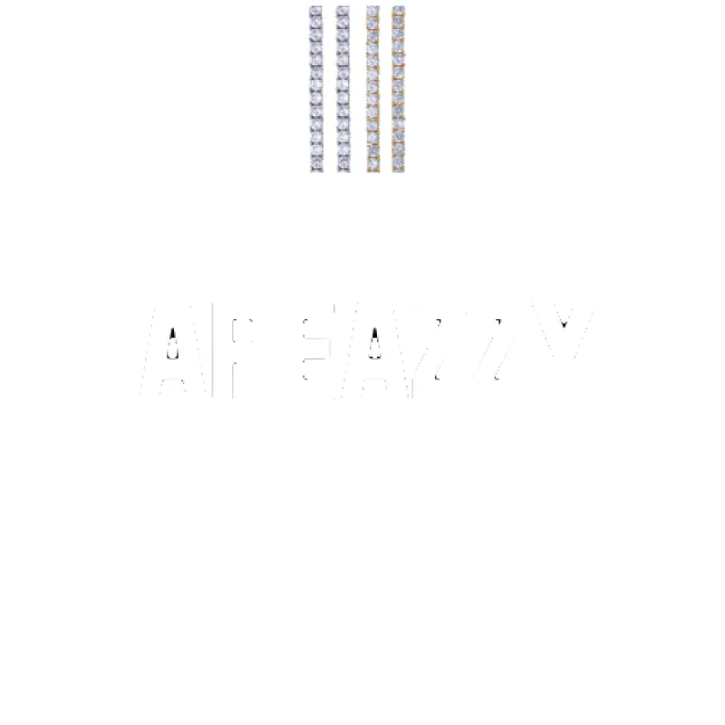 Custom Letters Baguette Two Layer Necklace sold by The GUU Shop