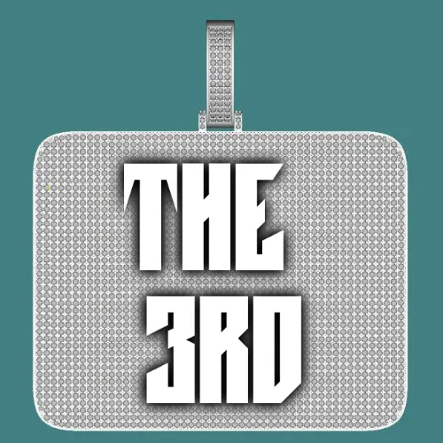 CUSTOM LETTER NECKLACE 3D BIG SQUARE sold by The GUU Shop