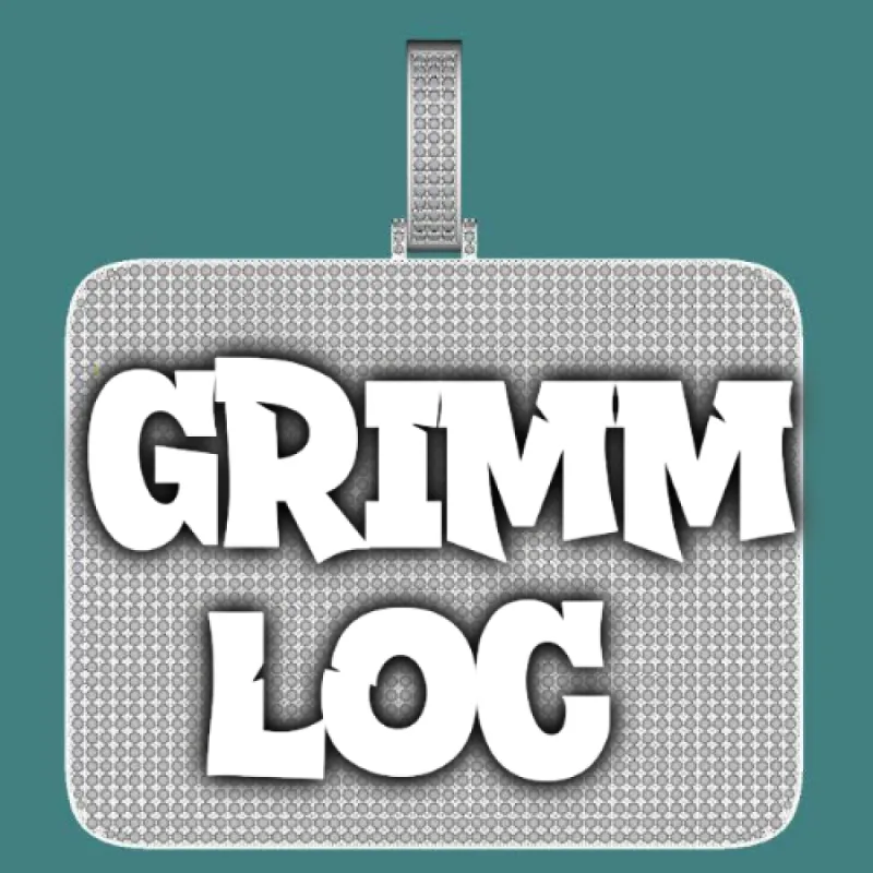 CUSTOM LETTER NECKLACE 3D BIG SQUARE sold by The GUU Shop