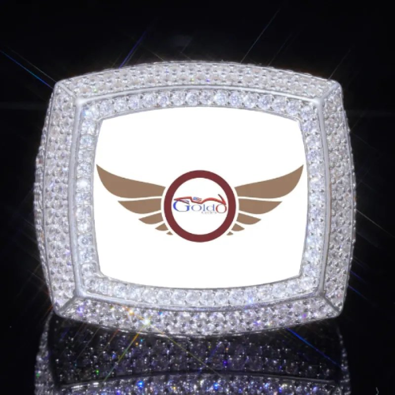 3D CUSTOM PICTURE ICED RING sold by The GUU Shop