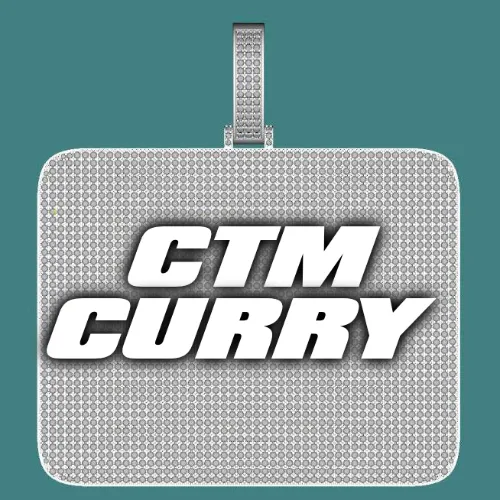 CUSTOM LETTER NECKLACE 3D BIG SQUARE sold by The GUU Shop