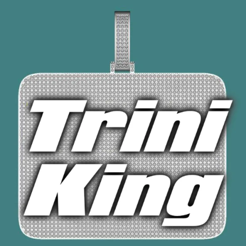 CUSTOM LETTER NECKLACE 3D BIG SQUARE sold by The GUU Shop