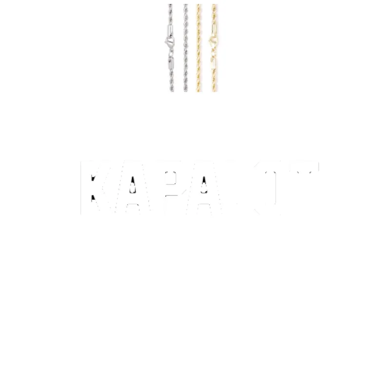 Custom Letters Baguette Two Layer Necklace sold by The GUU Shop