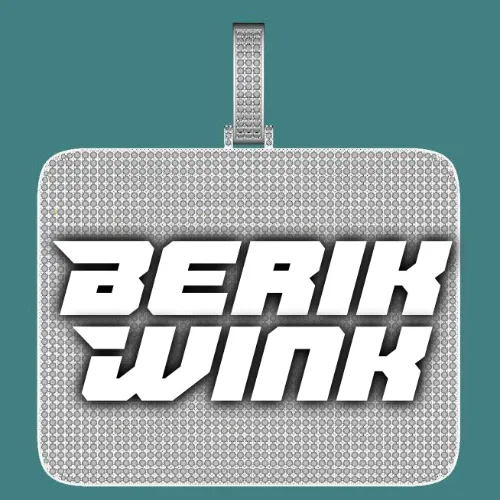 CUSTOM LETTER NECKLACE 3D BIG SQUARE sold by The GUU Shop