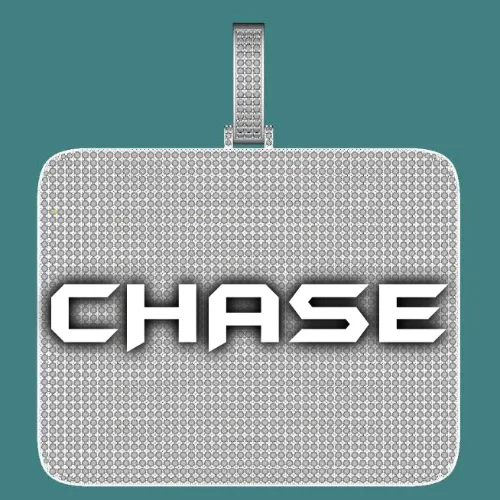 CUSTOM LETTER NECKLACE 3D BIG SQUARE sold by The GUU Shop