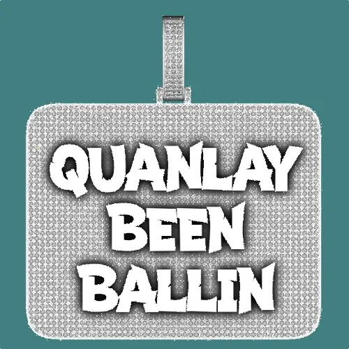 CUSTOM LETTER NECKLACE 3D BIG SQUARE sold by The GUU Shop