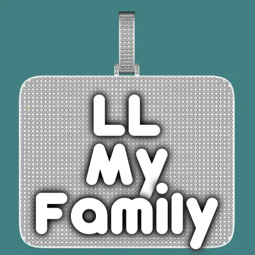 CUSTOM LETTER NECKLACE 3D BIG SQUARE sold by The GUU Shop