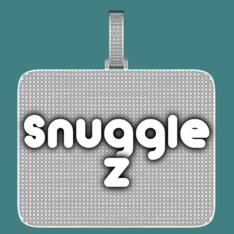 CUSTOM LETTER NECKLACE 3D BIG SQUARE sold by The GUU Shop