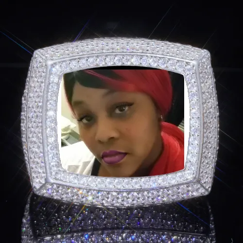 3D CUSTOM PICTURE ICED RING sold by The GUU Shop