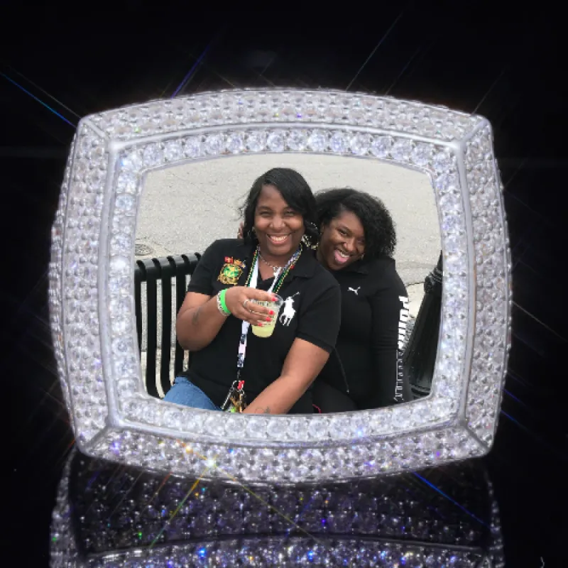 3D CUSTOM PICTURE ICED RING sold by The GUU Shop