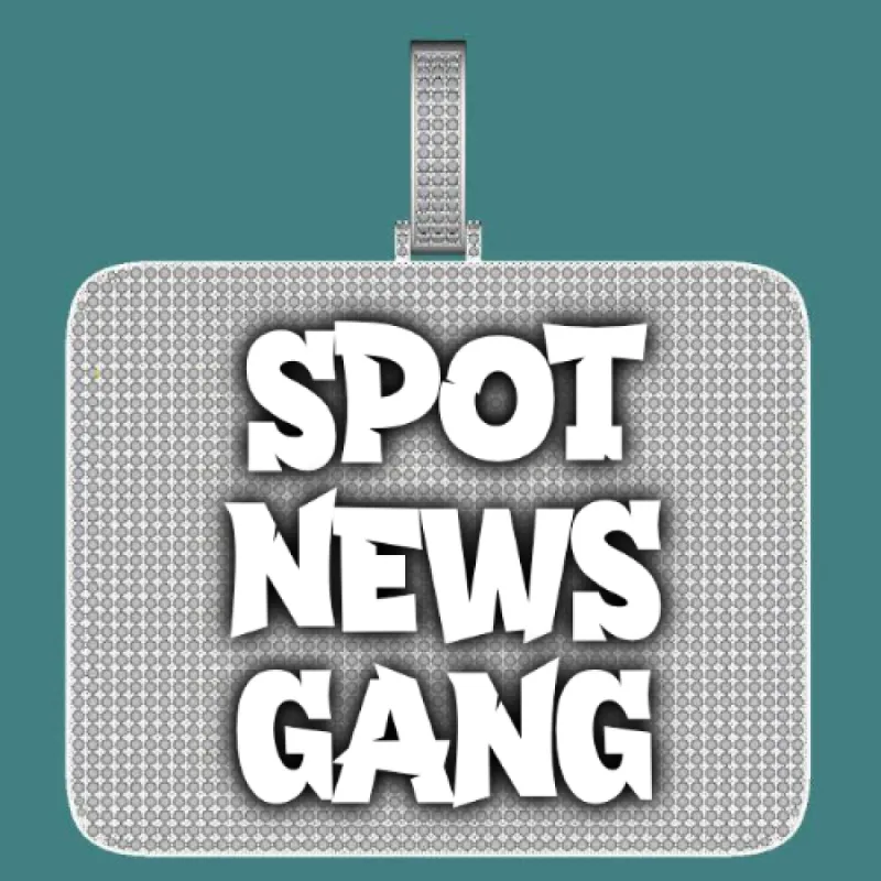 CUSTOM LETTER NECKLACE 3D BIG SQUARE sold by The GUU Shop