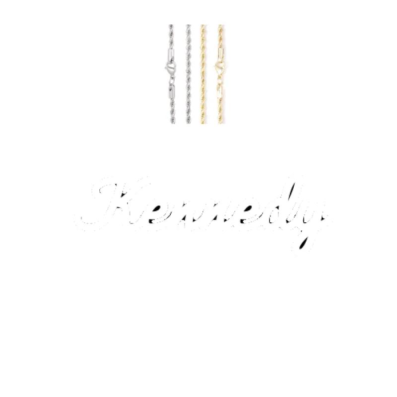 Script Custom Letter Necklace sold by The GUU Shop