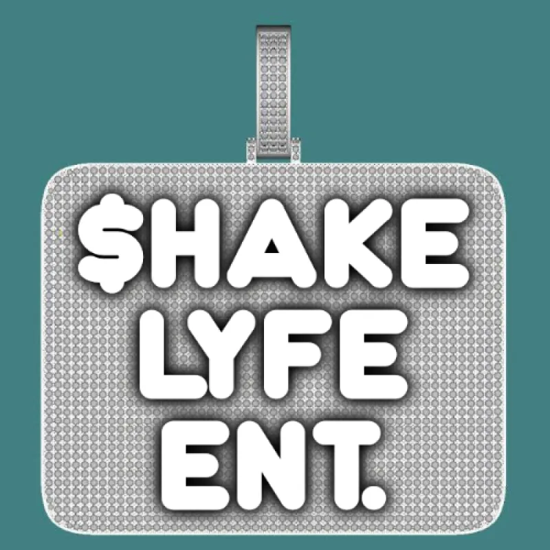 CUSTOM LETTER NECKLACE 3D BIG SQUARE sold by The GUU Shop