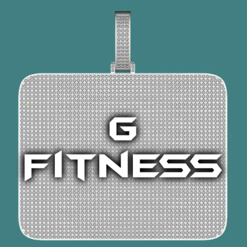 CUSTOM LETTER NECKLACE 3D BIG SQUARE sold by The GUU Shop