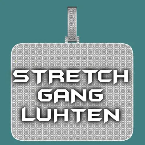 CUSTOM LETTER NECKLACE 3D BIG SQUARE sold by The GUU Shop