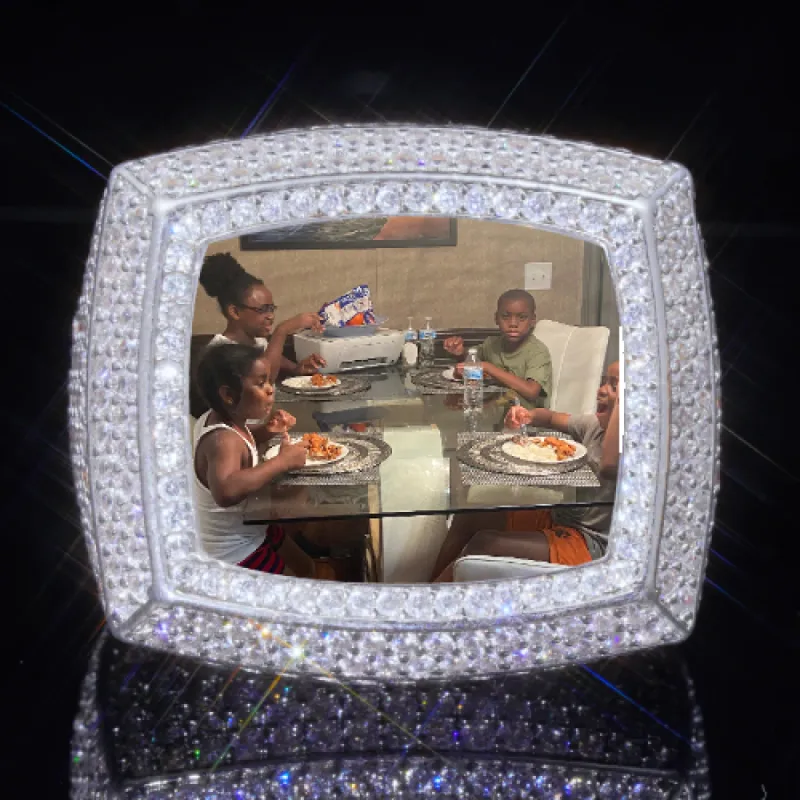 3D CUSTOM PICTURE ICED RING sold by The GUU Shop