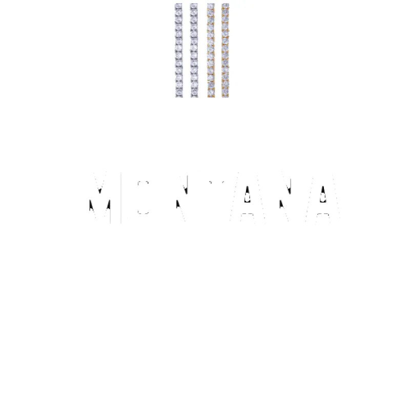 Custom Letters Baguette Two Layer Necklace sold by The GUU Shop