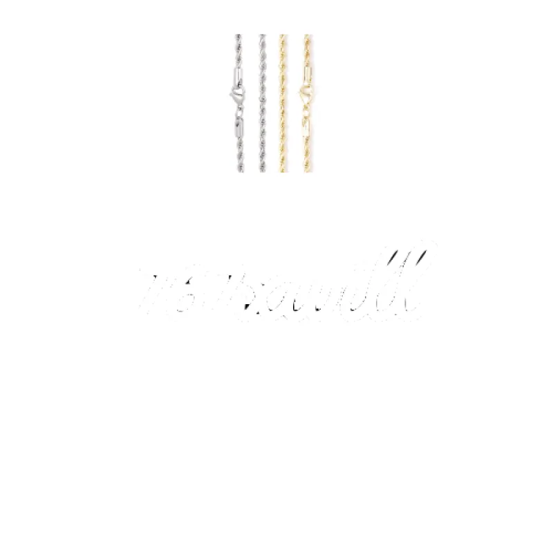 Script Custom Letter Necklace sold by The GUU Shop