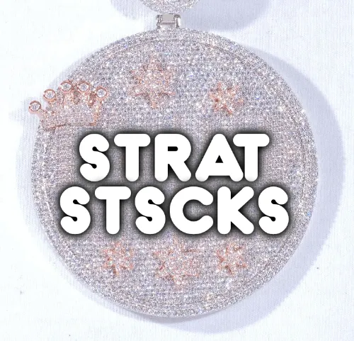 CUSTOM LETTER NECKLACE 3D BIG CROWN DISC sold by The GUU Shop