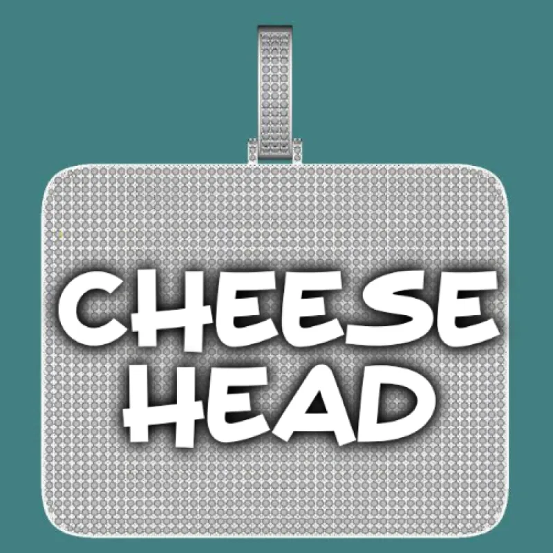 CUSTOM LETTER NECKLACE 3D BIG SQUARE sold by The GUU Shop