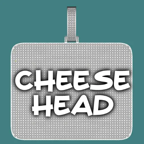 CUSTOM LETTER NECKLACE 3D BIG SQUARE sold by The GUU Shop